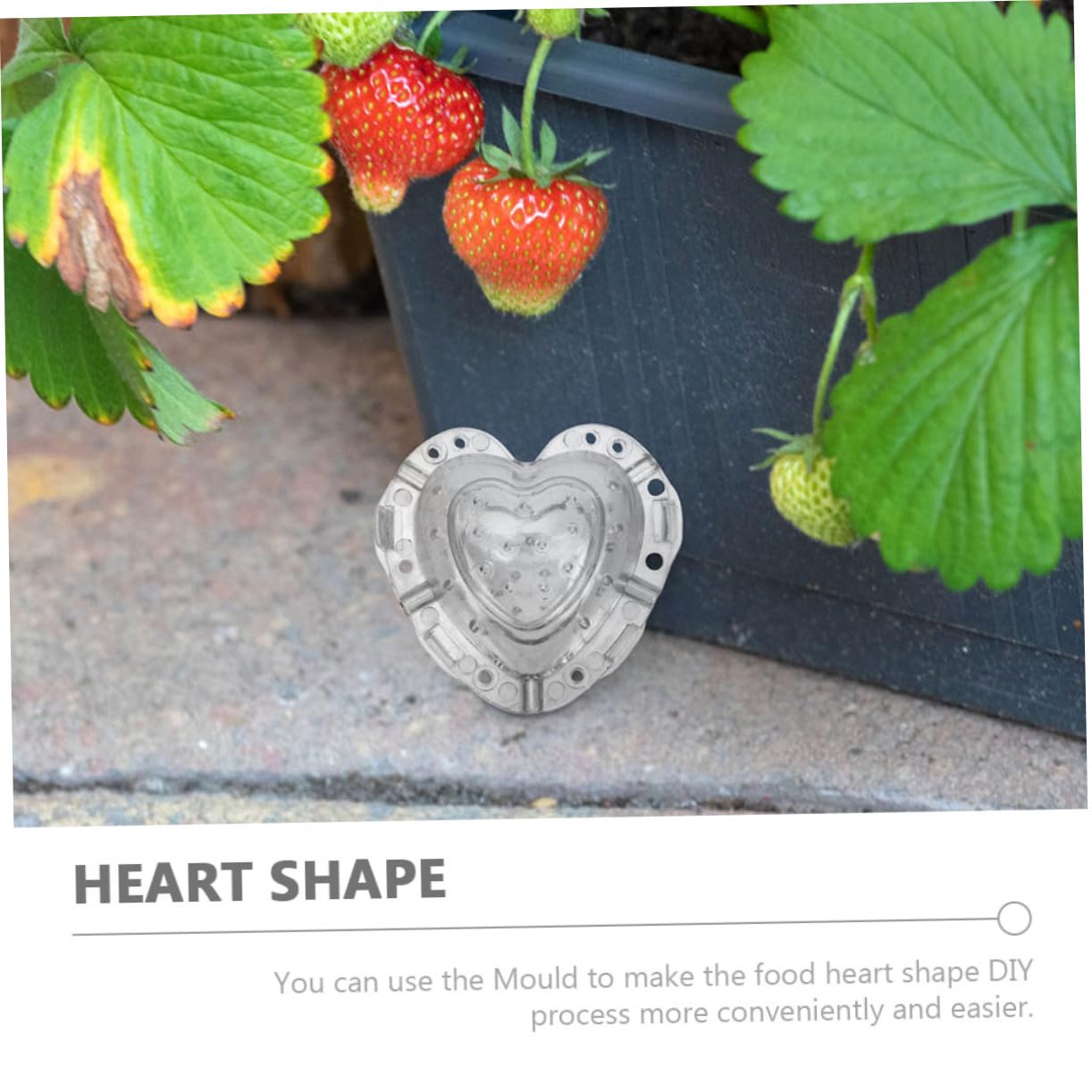 Toddmomy Molde En Forma De Corazón Fondant para Moldes Hechos A Mano Moldes Artesanales De Bricolaje De Comida De Cocina Caseros El Plastico 4 Piezas X 4