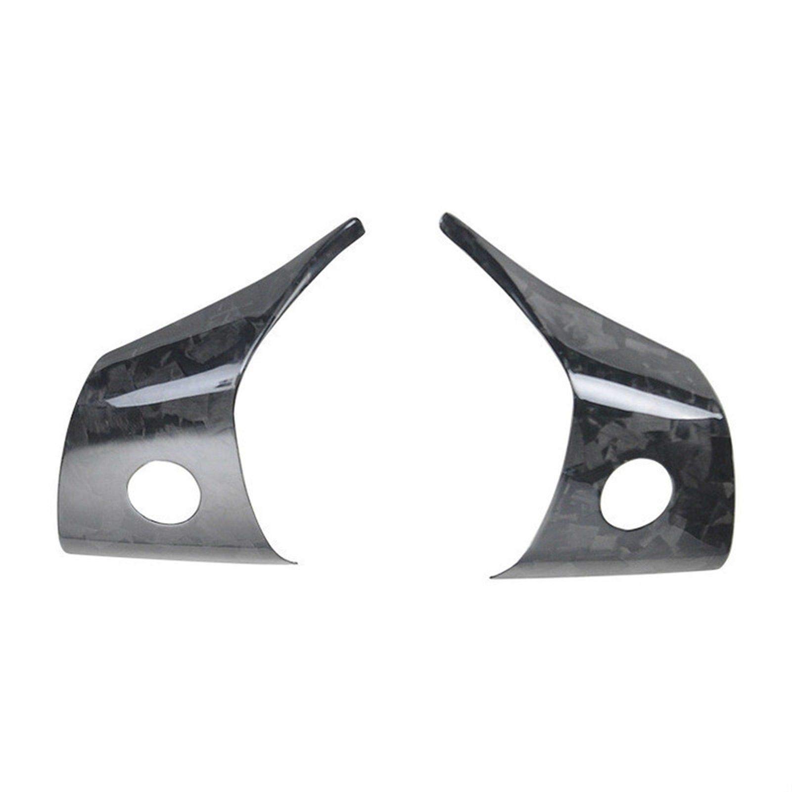 Adesivo coprivolante for auto Protezione in vera fibra di carbonio Accessori interni for decorazioni for bottoni, for Tesla, modello 3 Y Adesivo per consolle centrale