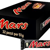 Mars Barretta con Caramello Ricoperta al Cioccolato, 32 Barrette X51G (1632G)