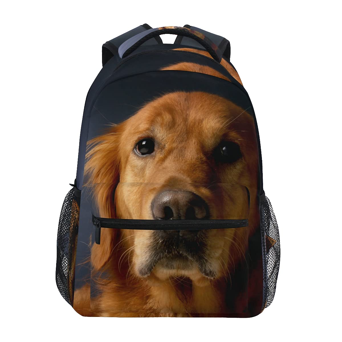 hengpai Golden Retriever Backpacks College School Book Bag Travel Hiking Camping Daypack