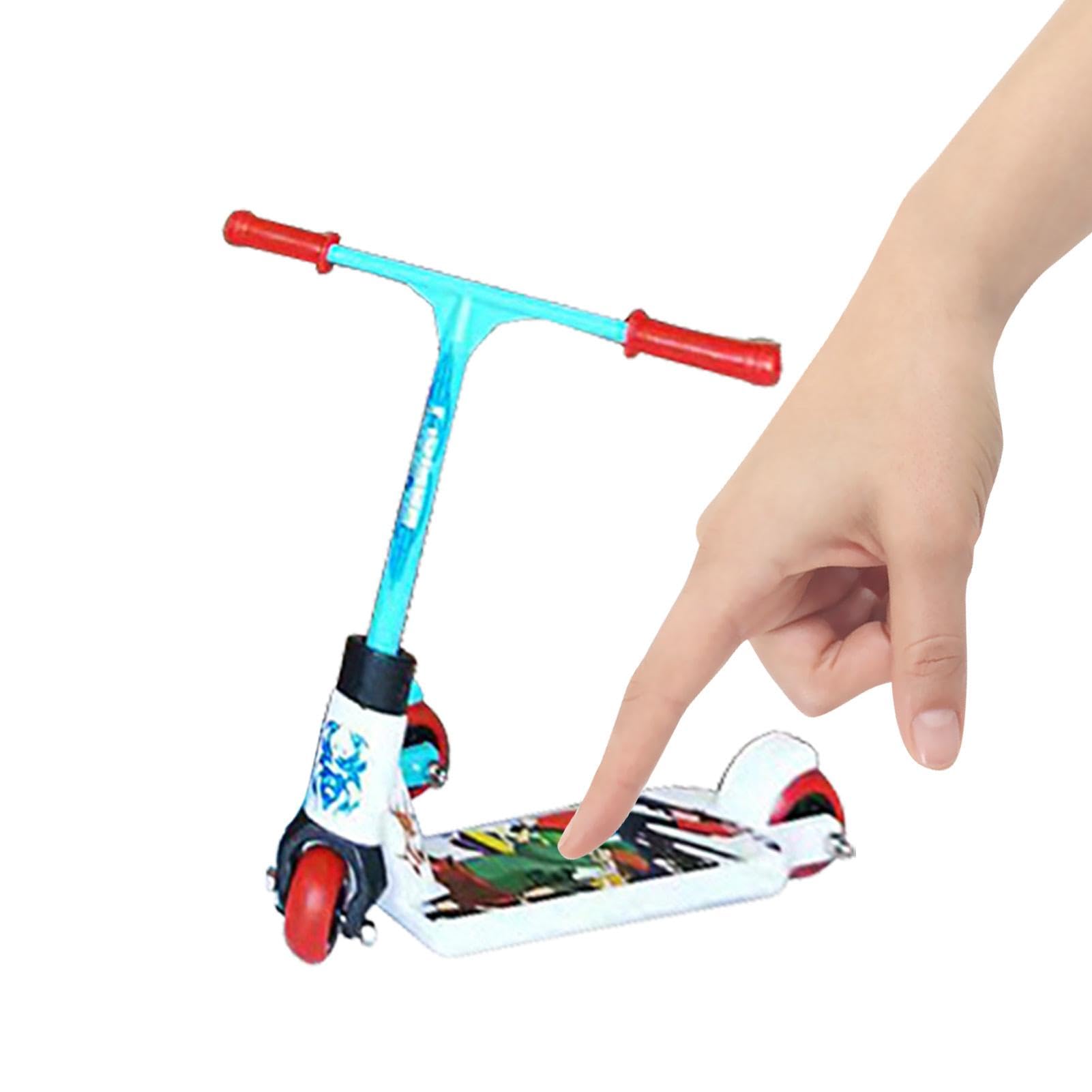4 piezas m-ini Finger Scooter, Scooter para los dedos, dos ruedas, scooter, dedos movimiento juguete dedo juguete juguete adulto niños Navidad calcetín relleno regalos fiesta