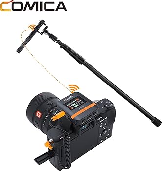 Amazon.com: COMICA VM40 Combo Wireless Shotgun Microphone,2.4G