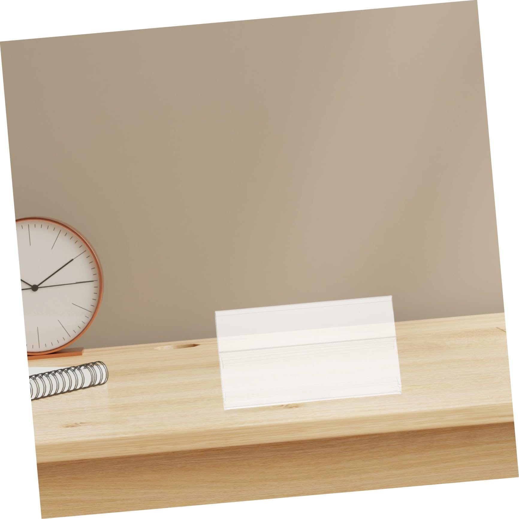 Porta Etichette Clip Adattabile in Pvc 100 Pezzi per Scaffale