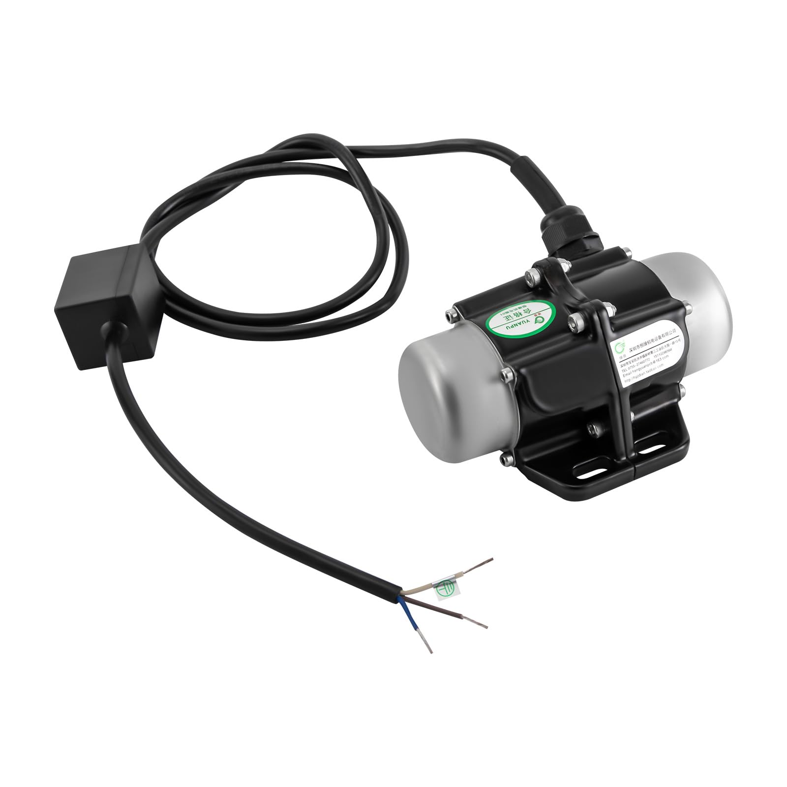 Motore a vibrazione, motore elettrico a vibrazione ad alta frequenza, motore a vibrazione, 3000 giri/min, 220 V, per carbone minerario, 40 W/50 W/60 W (40 W)