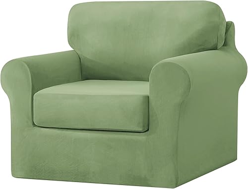 Miniatura 20 de UNBBRRL Fundas de sofá de 7 piezas para sofá, funda de repuesto para sofá Ektorp de 3 asientos con 1 funda principal, 3 fundas de cojín de asiento,