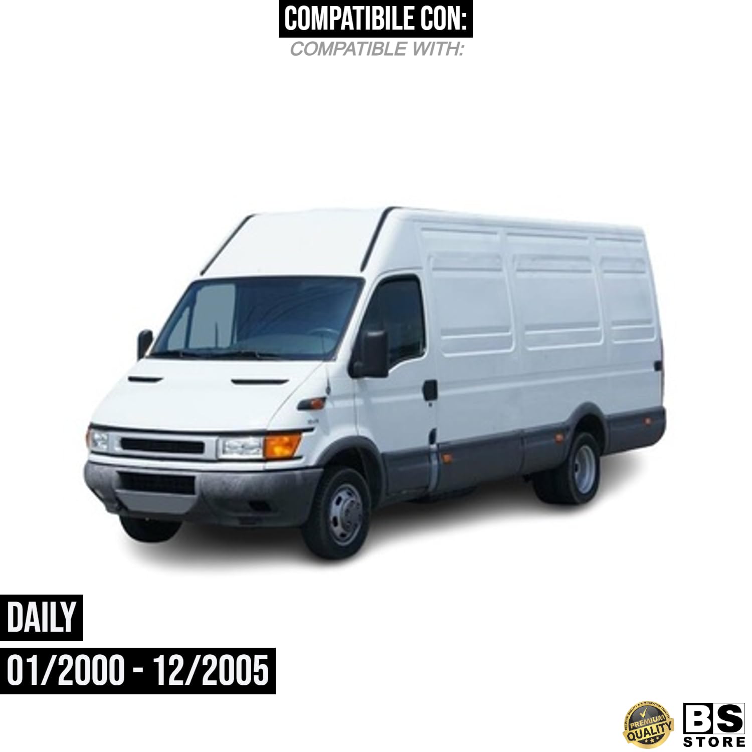 BSSTORE Gruppo Ottico Freccia Anteriore Compatibile Con DAILY 2000-2005 (Destra - Lato Passeggero)