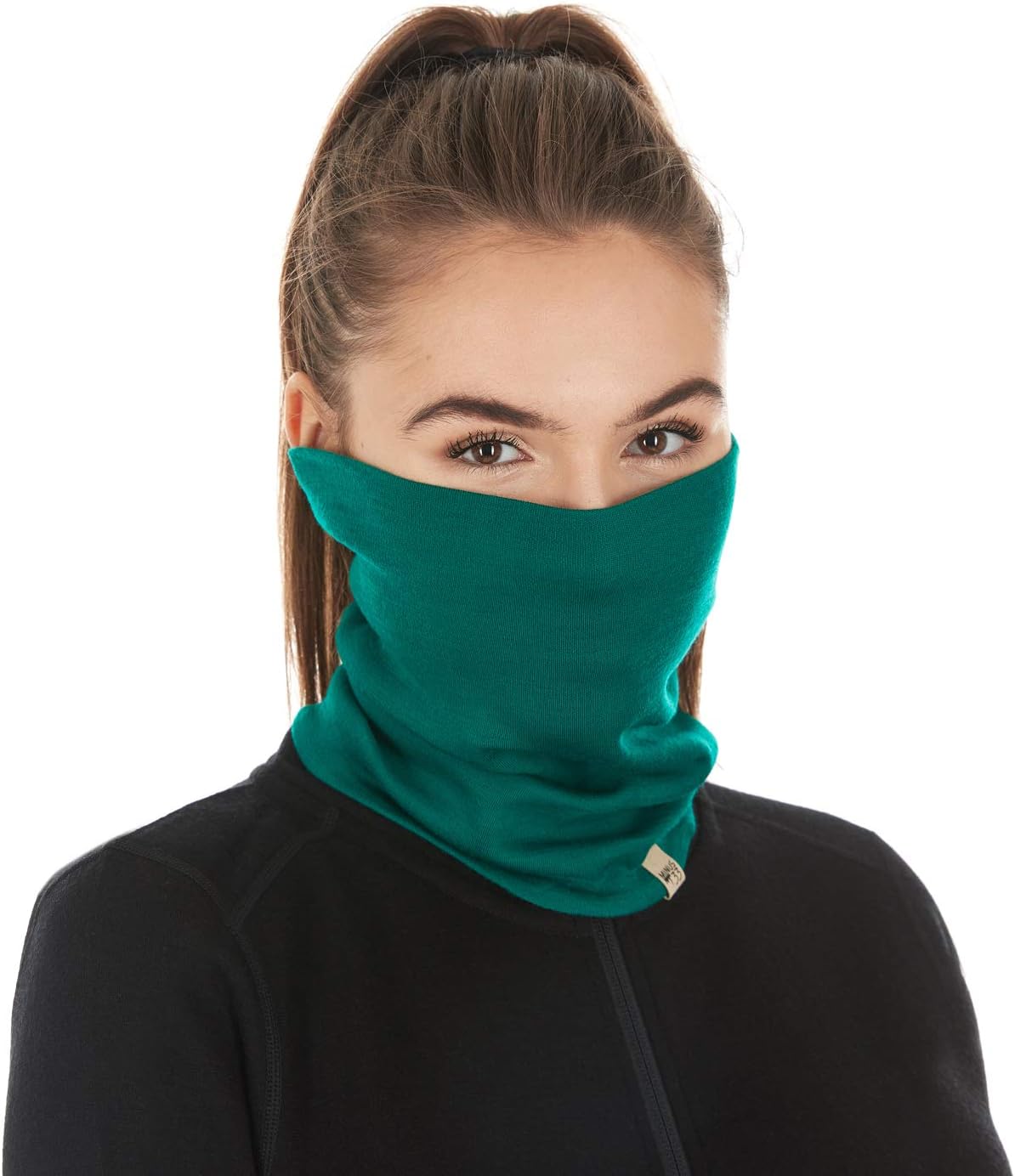 100% Merino Wool - Midweight Neck Gaiter - Skiing Neck Warmer - Winter Face Mask - Multipurpose Headwear - Image 2