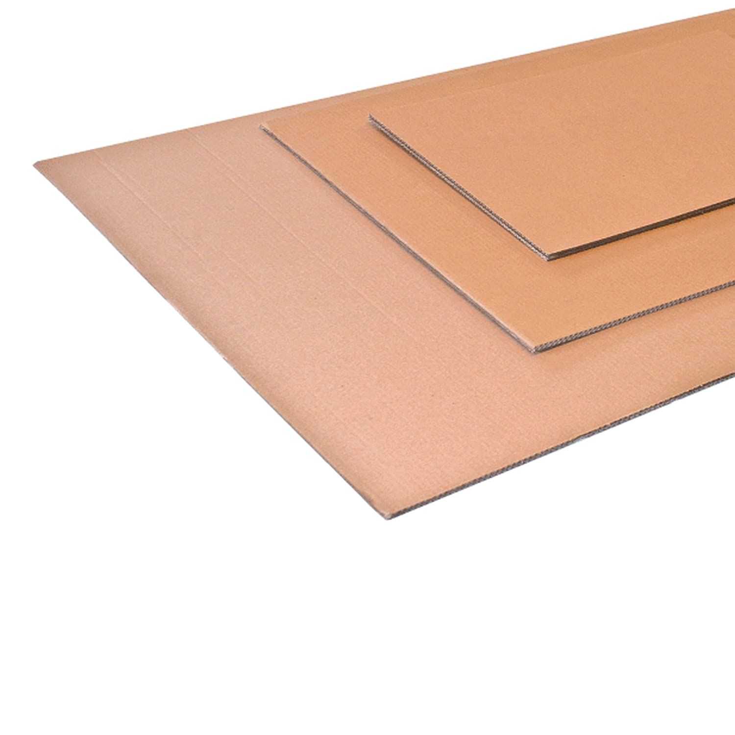 Propac Z-IN60Y Lot de 50 feuilles intercalaires en carton une vague Havane 58 x 38 cm