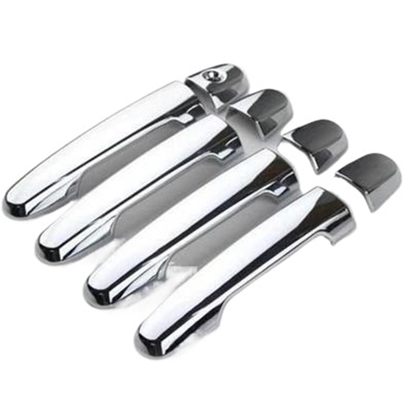 ATGCBCAUF Chrome Car Door Handle Covers Styling for Toyota RAV4 2014 2015 2016 2017 2018 2019 Car Exterior Door Handles