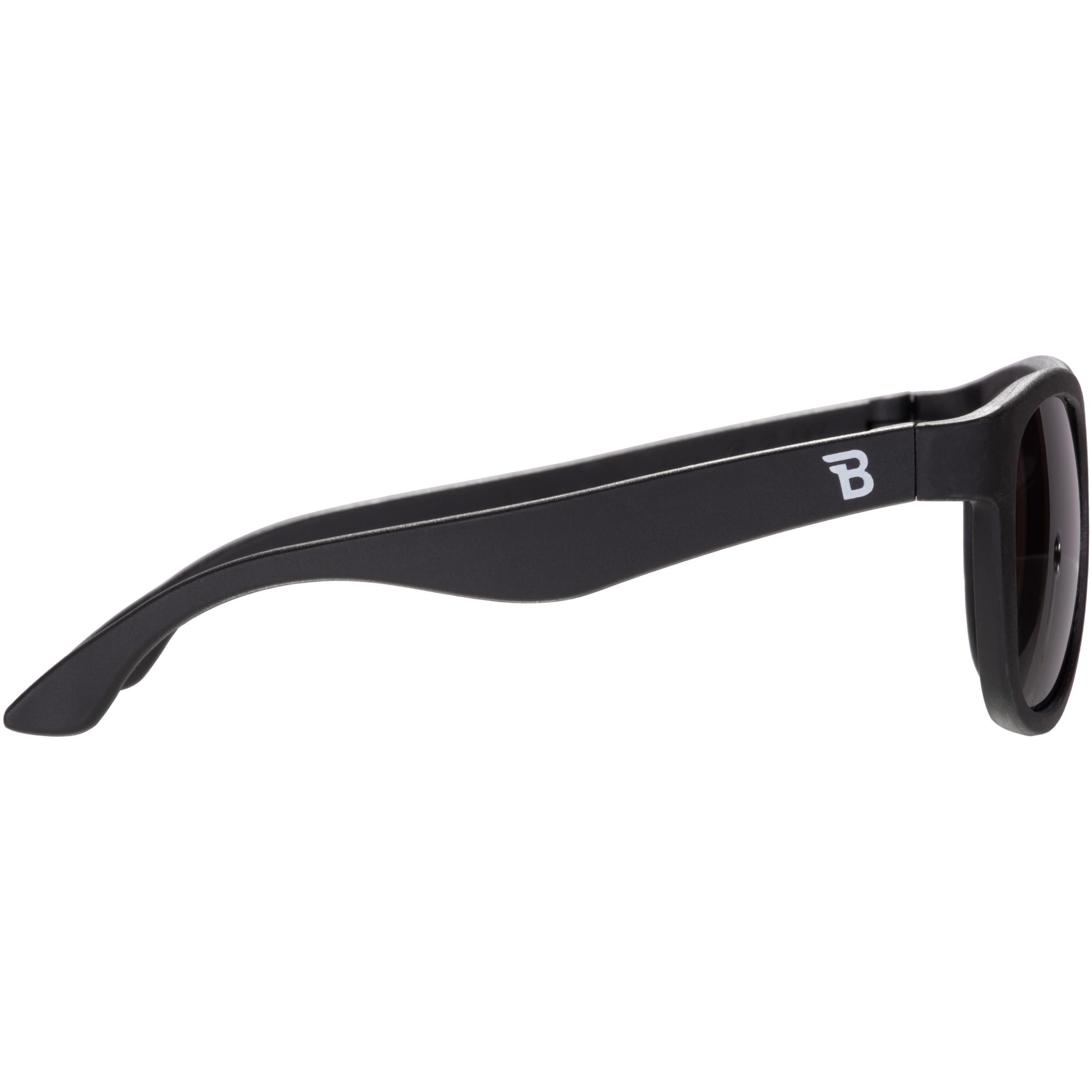 Babiators Polarisierte Navigator-Sonnenbrille, Jet Black Smoke (Alter 3–5 Jahre)