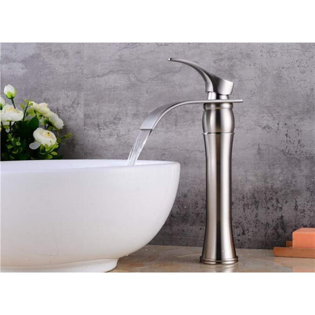 Zqfhsx Nickel 1 Kitchen Taps Basin Faucet Brass Material Black Bathroom 5 Colors Torneiras Para Pia De Banheiro Wash Gold Waterfall