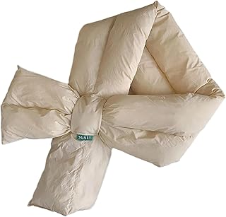 レディース 冬用 暖かい ダウンマフラー カラー ネックウォーマー 無地 軽量 パッド入り パファーマフラー ネックラップ アウトドア スキー レディース用マフラー