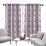 Mehrere Funktionen: Diese weichen und langlebigen Vorhänge sind aus innovativem und langlebigem Garn hergestellt, hohe Leistung bei Raumverdunkelung, wärmeisolierend, geräuschreduzierend, energiesparend/effizient und Privatsphäre.