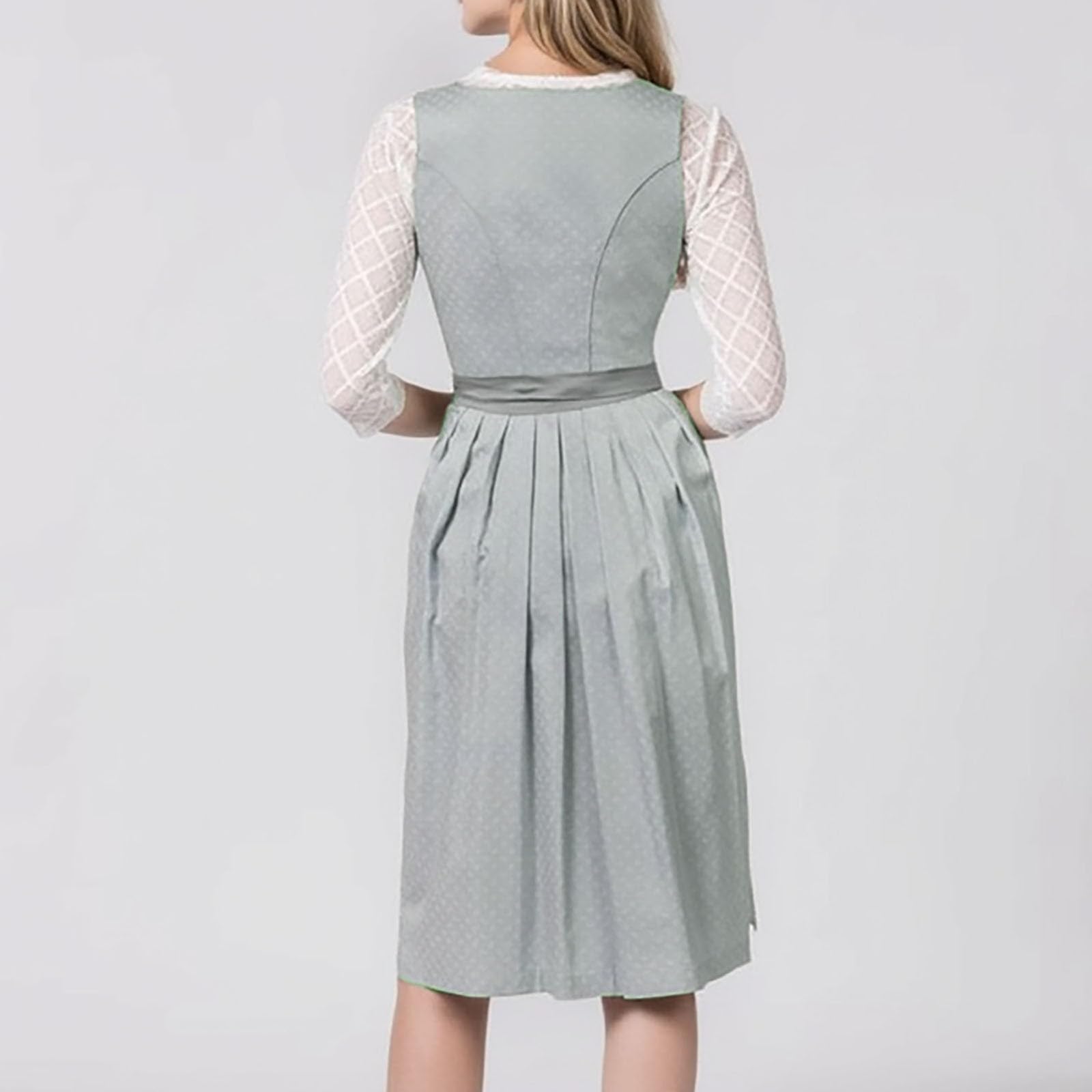 Costume Bavarese Donna, Vestito Oktoberfest Vestiti Tirolese Dirndl, Dell'Oktoberfest Costumi Cosplay Vestito, Abbigliamento Primavera, Sexy, Curvy, da Cerimonia, Damigella Bambina