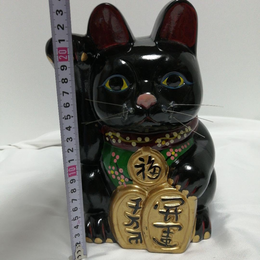 Amazon.co.jp: 招き猫 特大 まねきねこ 貯金箱 ひ 百万両 縁起物 開運