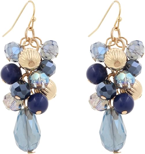 Colorful Lightweight Dainty Cluster Dangle Earrings for Women Trendy Statement Elegant Colorful Lightweight Dainty Cluster Dangle Earrings for Women Trendy Statement Elegant - Transform Your Look: Chic Styles for Every Day!