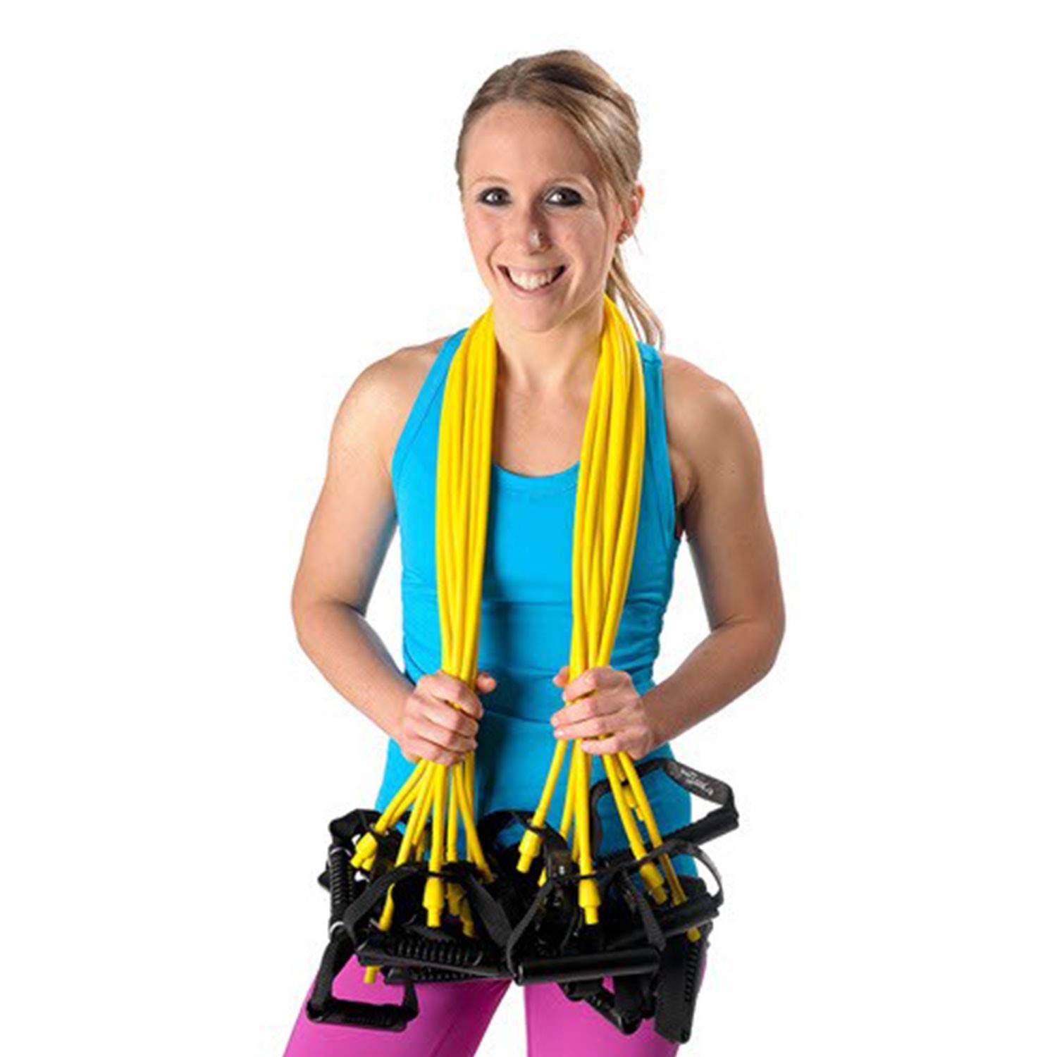 DITTMANN zestaw 10 szt.Ergo Tube opornik trening funkcjonalny fitness rehabilitacja żółty
