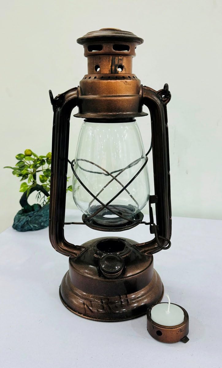Modern Farmhouse Lantern Decor Black Metal Candle Lanterns Decorative Indoor Rustic Candle Holder Decoration for Living Room
