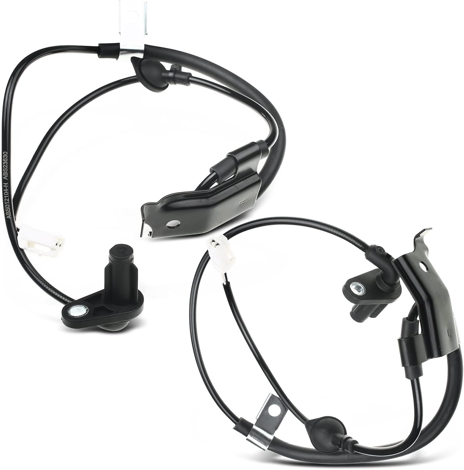A-Premium ABS Wheel Speed Sensor Compatible with Toyota Models - Venza 2009-2015, Sport Utility - Rear Driver and Passenger Side, 2-PC Set, Replace# 89546-0T011, 89545-0T011