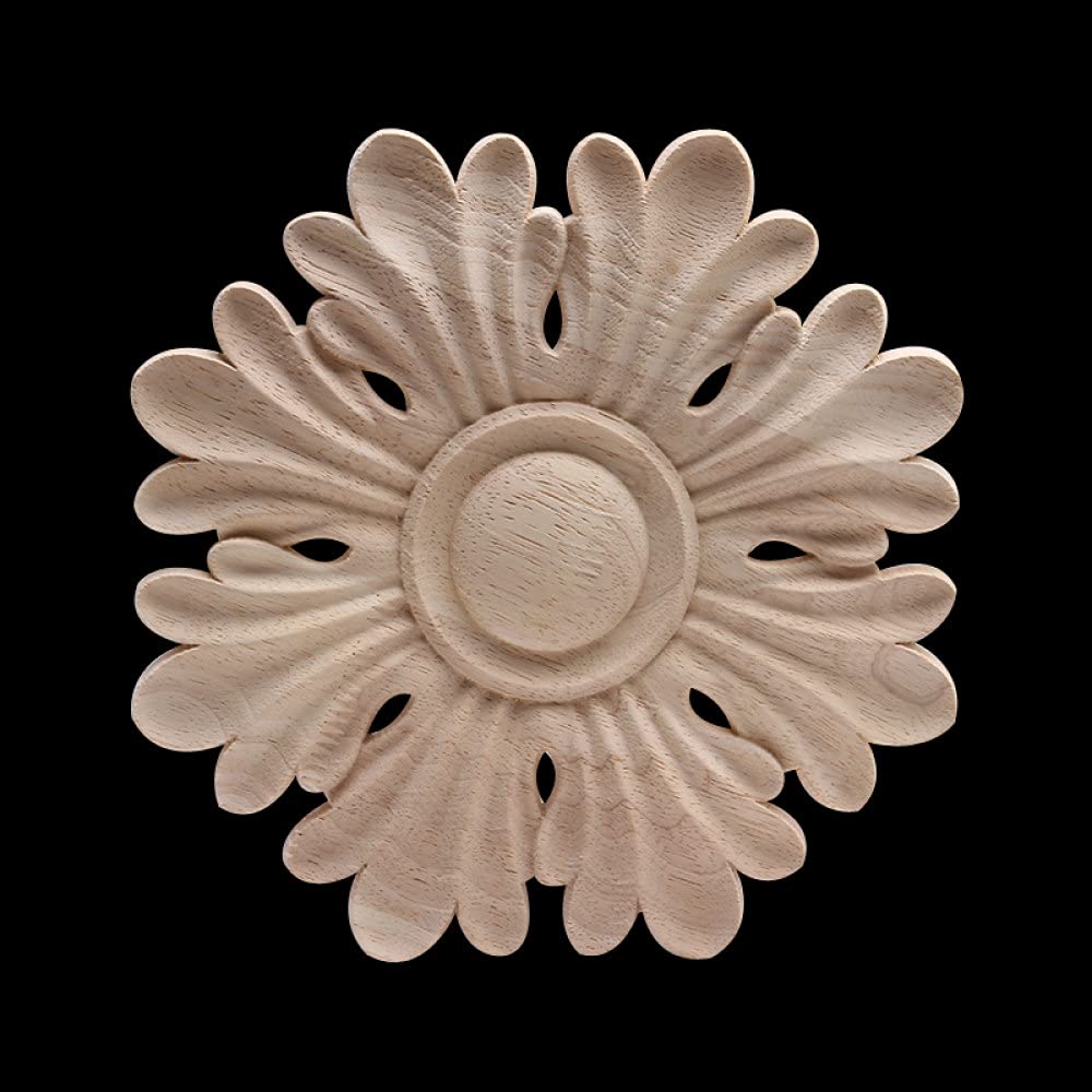 Calcomanías redondas de madera maciza ARKERO para decoración de muebles de estilo múltiple