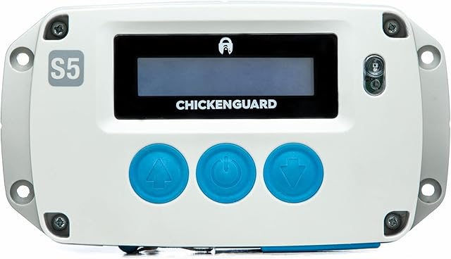 ChickenGuard S5 Automatic Chicken Coop Door Opener with Programmable Timer (Door not included)
