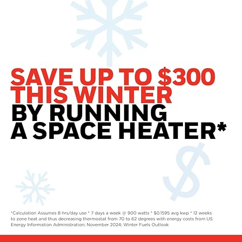 Miniatura 3 de Honeywell UberHeat 5 - Calentador de cerámica para habitaciones pequeñas, color blanco