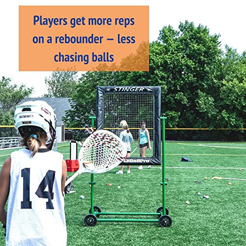 Swax Lax Lacrosse Training Ball - Indoor Outdoor Practice Less Bounce & Rebounds (1 Orange) #TOP7