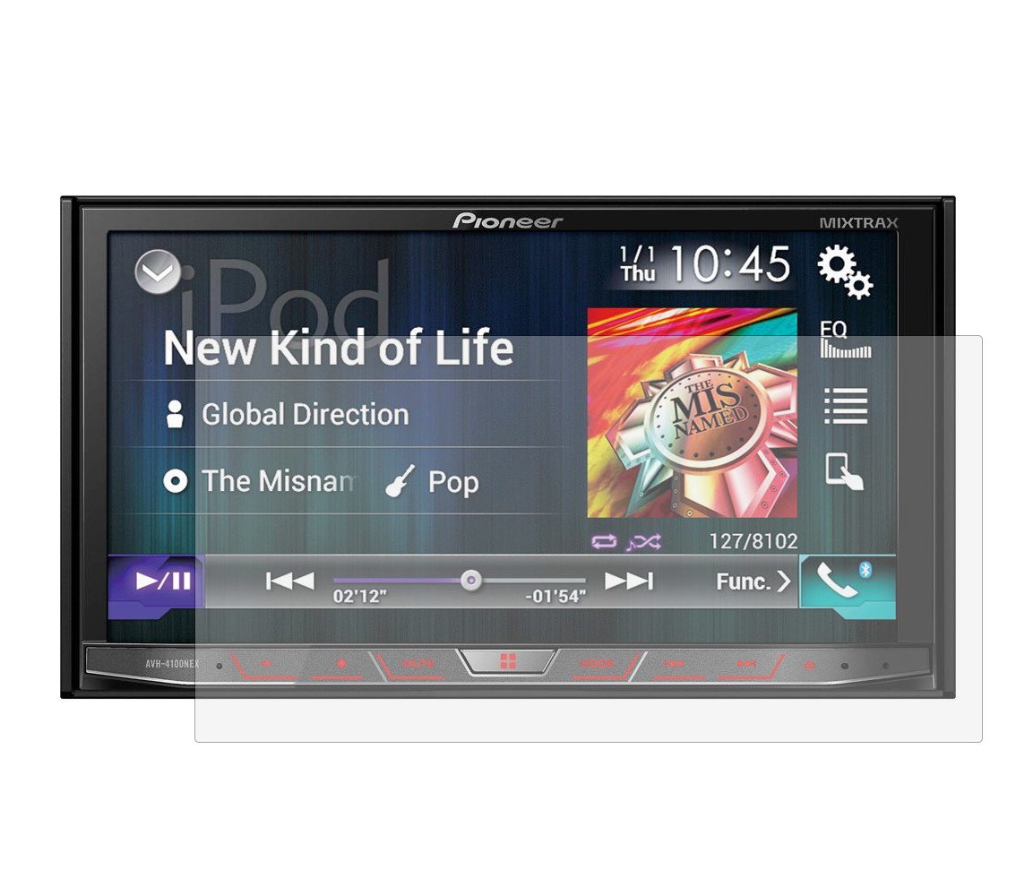 PcProfessional Screen Protector (Set of 2) for Pioneer 7" AVH-4100NEX AVH-X4800BS 4700BS 5800BHS 5600BHS 6700DVD 6800DVD in Dash DVD Receiver Dipslay