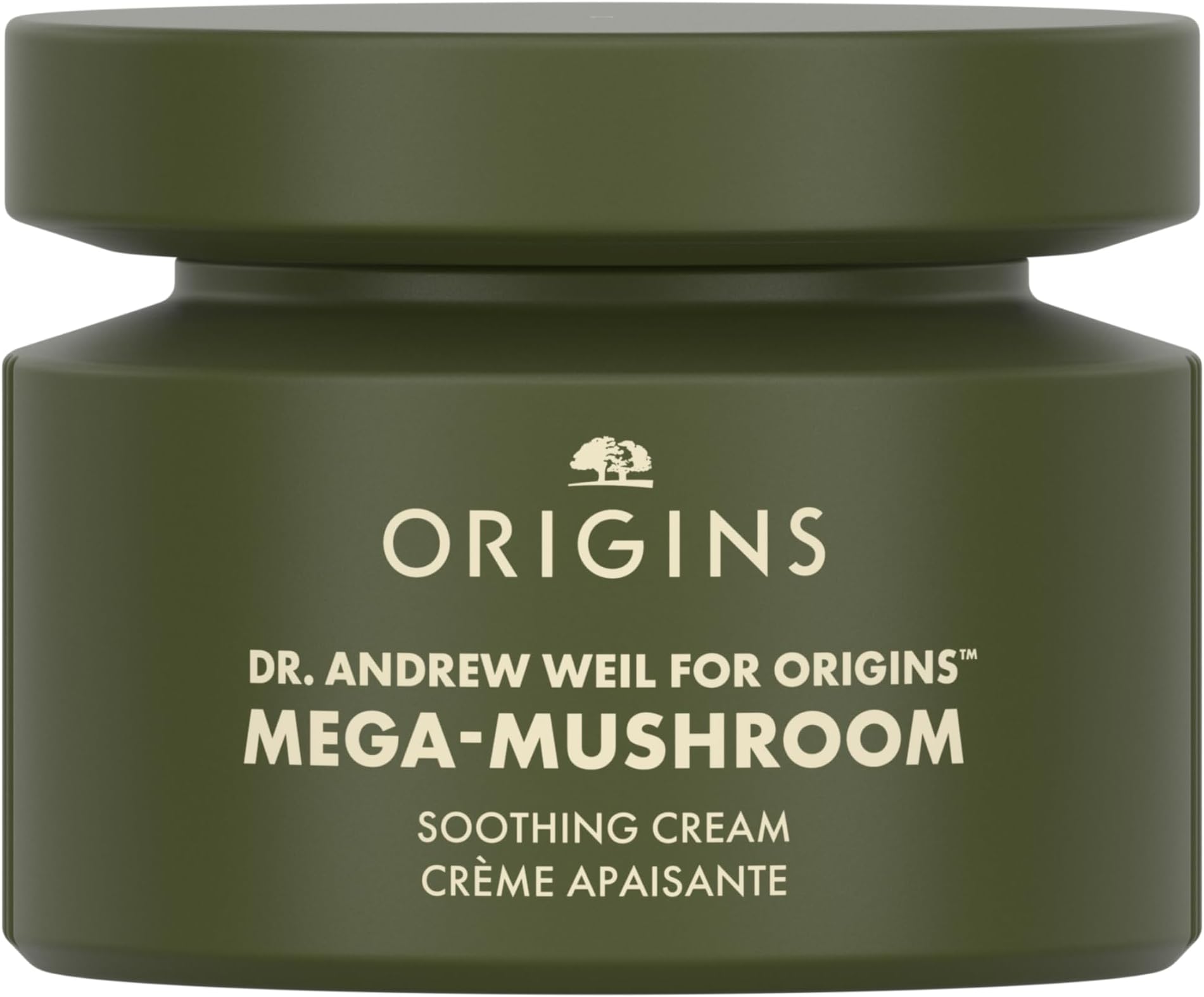Mega-Mushroom Soothing Cream | Visibly Soothes Skin | With Reishi Mushroom and Hyaluronic Acid, 50 ml