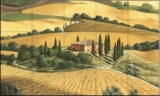 Ceramic Tile Mural - Tuscan Gold- by Michael Swanson