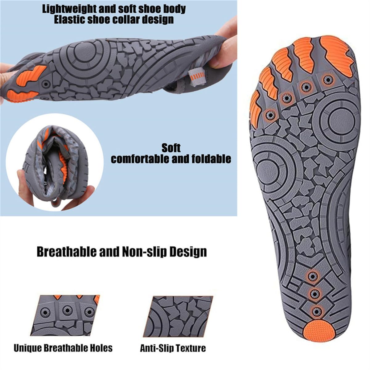 Grounding Shoes with Copper, Grounded Shoes for Women Men Grounded Barefoot Footwear Hike, Outdoor Waterproof Non-Slip