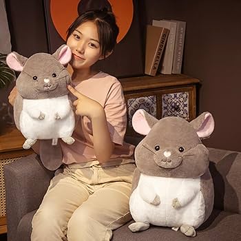 【未使用タグ付き】チンチラぬいぐるみ 2020年干支の動物 子（ネズミ） 未使用タグ付き】チンチラぬいぐるみ 2020年干支の動物 子