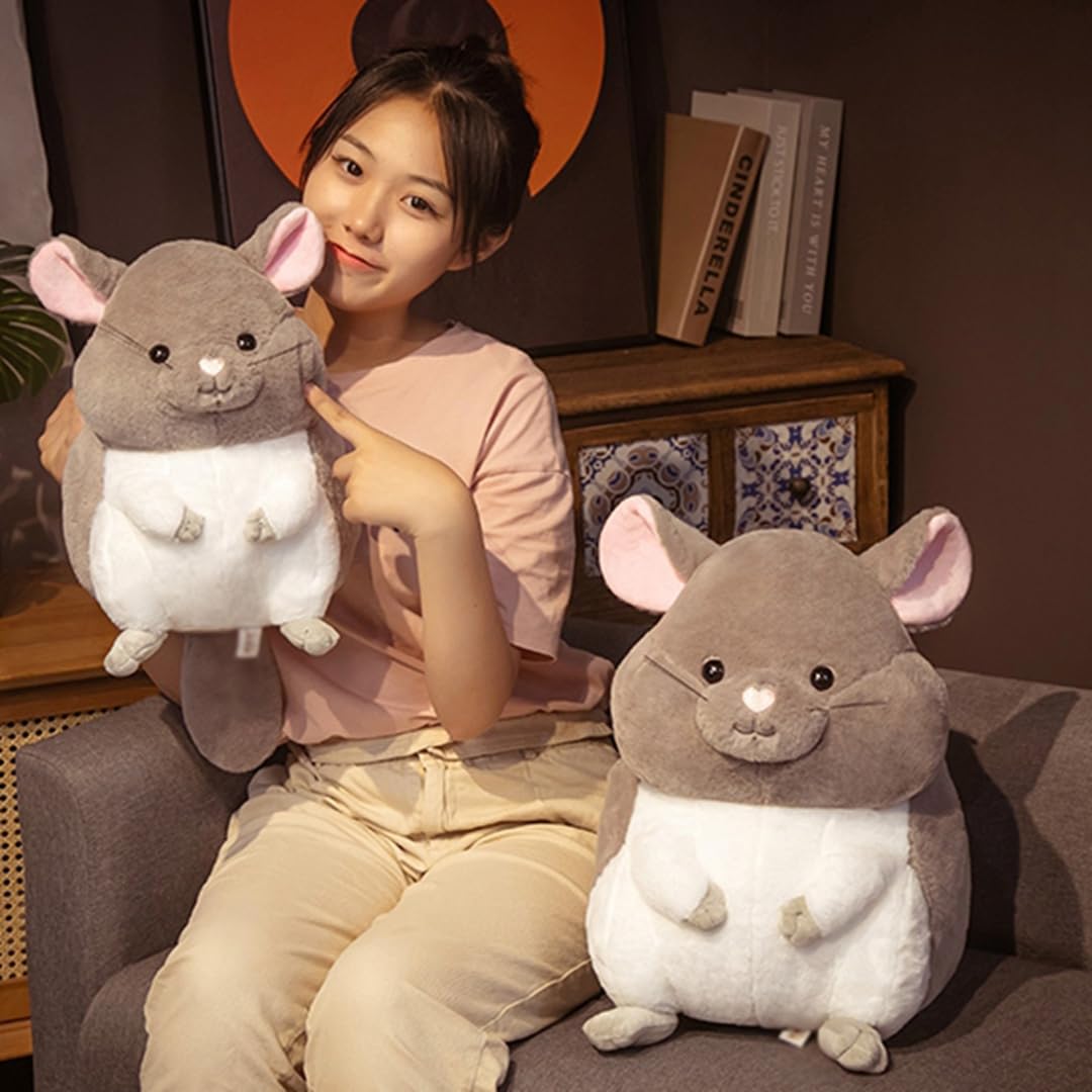 Amazon.co.jp: ぬいぐるみ チンチラ 抱き枕 ネズミ 本物そっくり