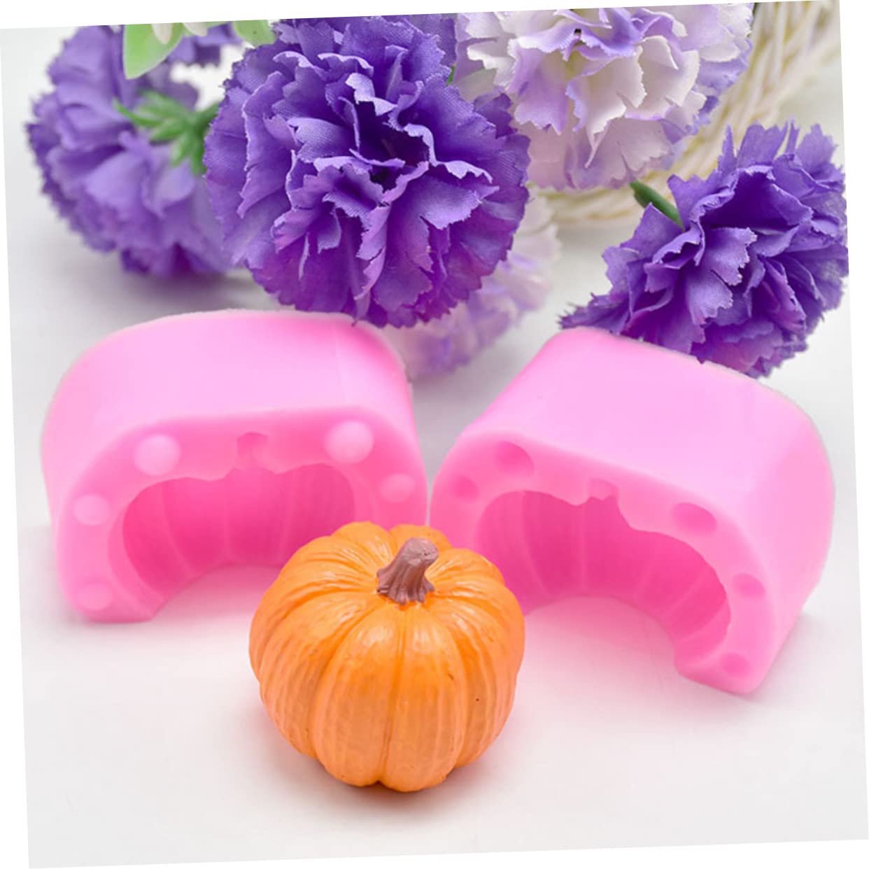 MAGICLULU 4 Juegos Molde De Calabaza Hornear Magdalenas Bandejas Para Hornear Postres Halloween Halloween Molde Bizcocho Silicona Molde De Silicona Para Rosa 6 Piezas * 4