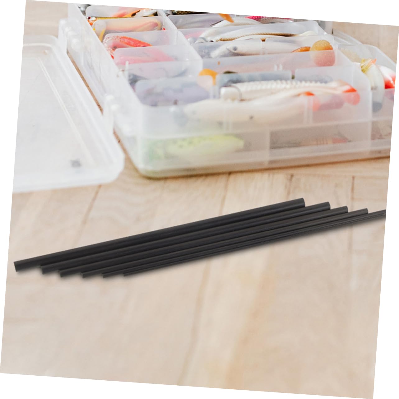 YARNOW Riparazione canne da Pesca in Carbonio connettore per Canna da Pesca Asta in Fibra di Carbonio Solida Forniture per la Pesca Forniture di canne da Pesca
