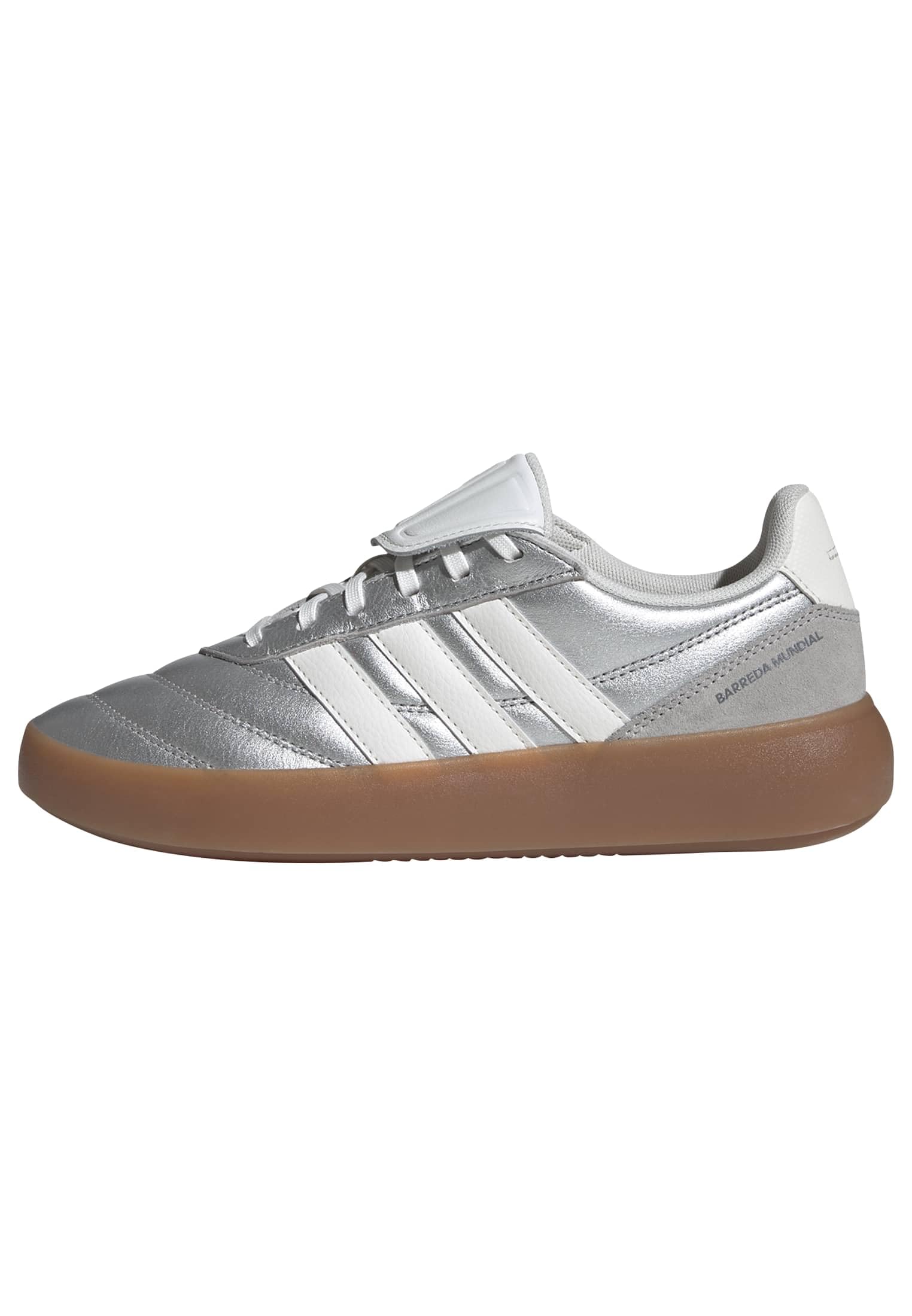 Adidas Women's Barreda Mundial Shoes - Silver Metallic/Core White/Iron Metallic - Size: Uk 6