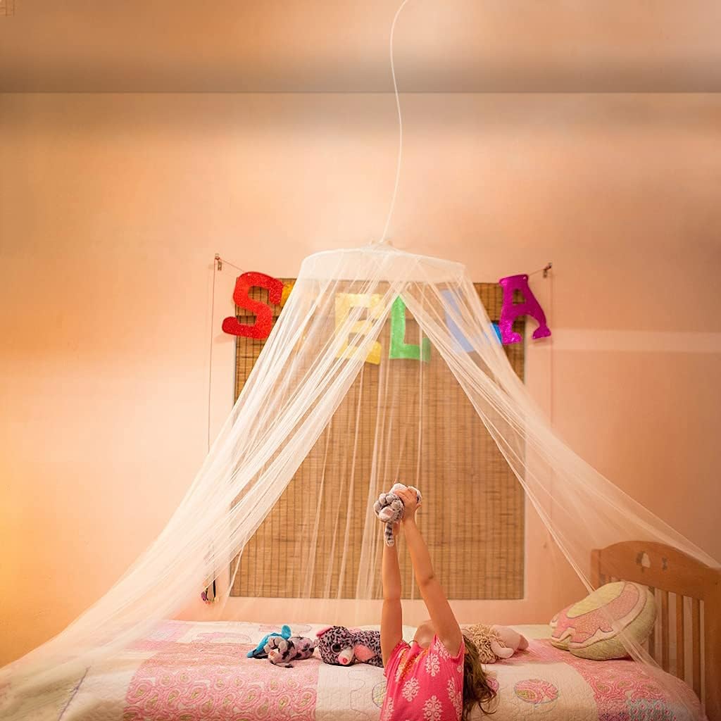 Faburo Mosquiteras Grande Universal, Mosquitera Cama Matrimonio, Mosquitera para Cama, Dosel Cama Infantil con Diseño de Cúpula, Mosquito Net para Viajar Doble Cama, para Casa y Camping