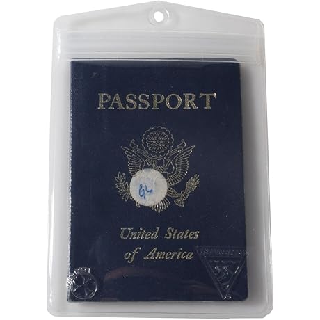 Seattle Sports Waterproof Passport, Documents, and Valuables Travel Document Organizer