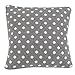 Cambrass 38979 Cuscino Quadrato Doty, Grigio, 30 x 30