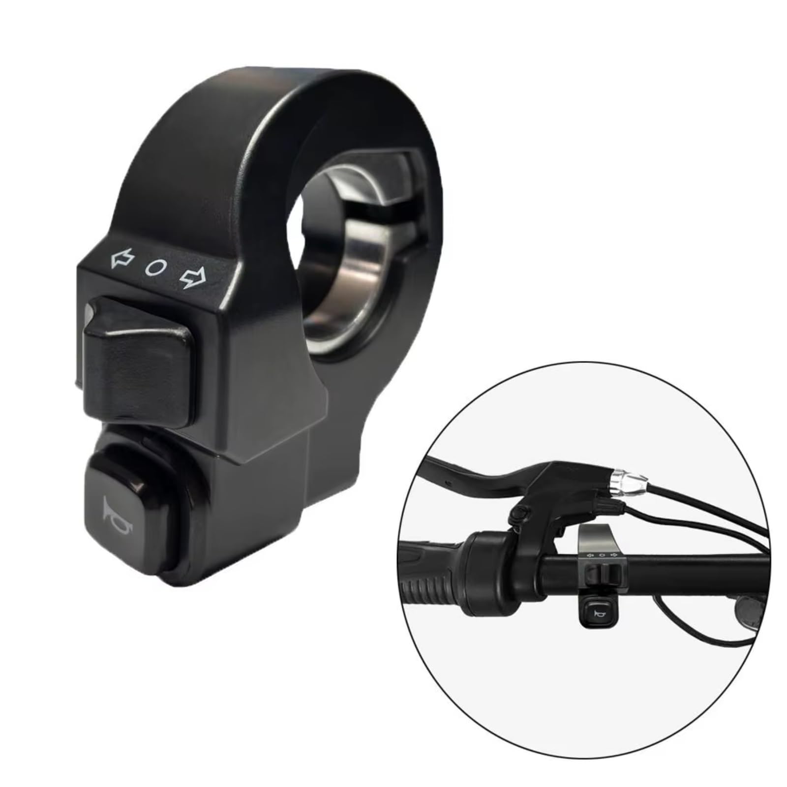 Interruttore Manubrio Moto Da 22mm Per Avvisatore Acustico Universale 2 In 1 Luci On/off Retrofit Scooter Attrezzatura Ebike Manubrio Kill Interruttore