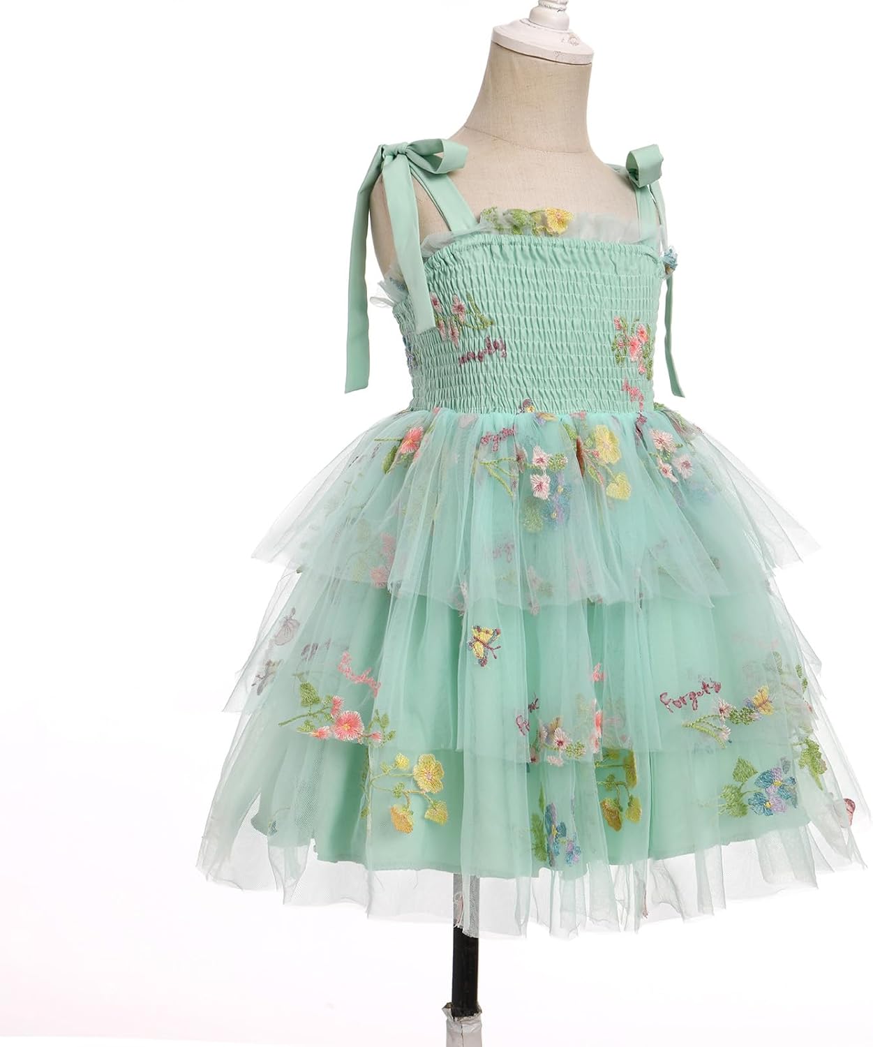 IBTOM CASTLE Baby Girls Tutu Dress Sleeveless Backless Princess Tulle Birthday Party Dresses Sequin Ruffle Summer Sundress - Image 2