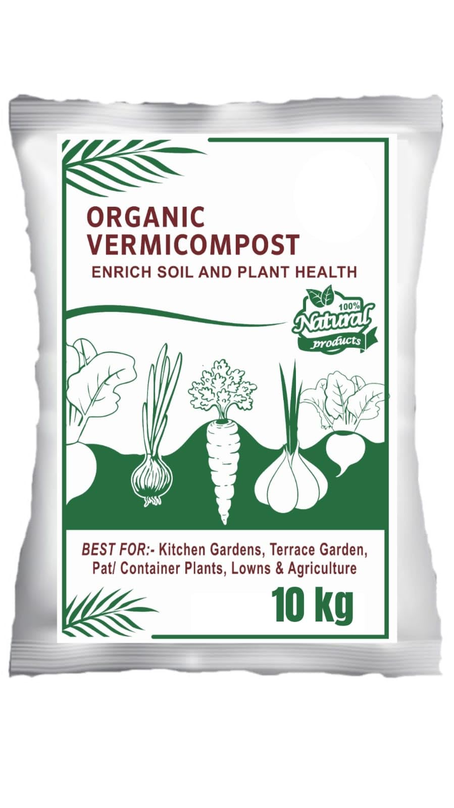 Plant Vermicompost For Plants 20 Kg (Black, 20) (10 Kg), Powder (B0BMYNPFMC) Amazon Price History, Amazon Price Tracker