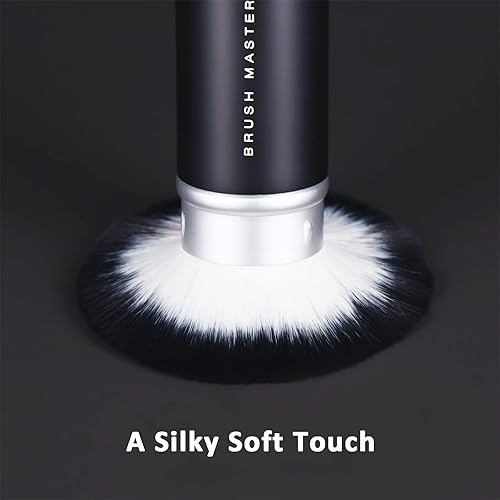 Miniatura 3 de Brocha de maquillaje retráctil Kabuki para rubor, bronceador, base, polvo, cepillo cosmético facial de viaje