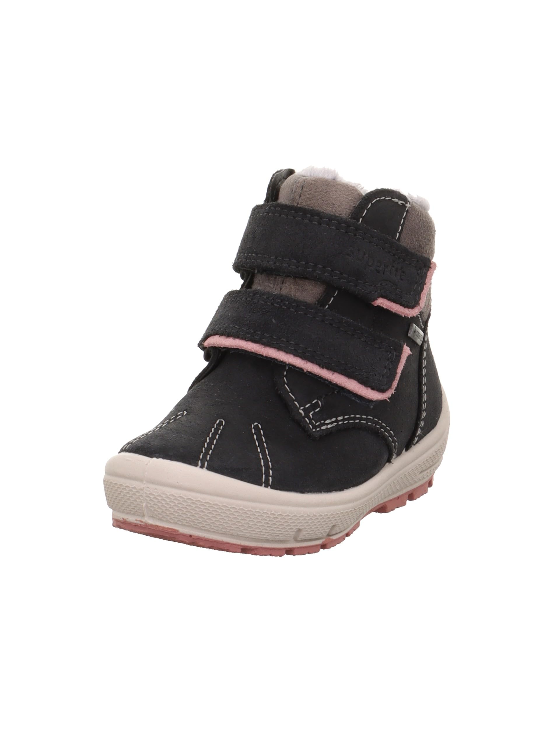 Superfit Girls' Groovy Snow Boots, Grey Pink 2000, 5.5 UK Child