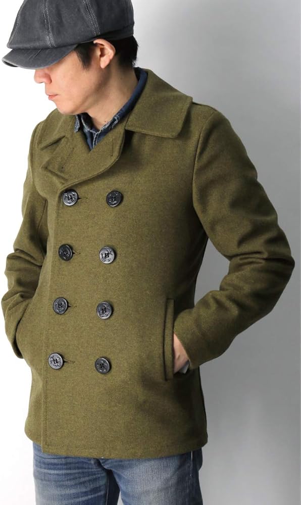 Amazon | [ショット] 753US PEA COAT 24oz ピーコート Pコート ウール