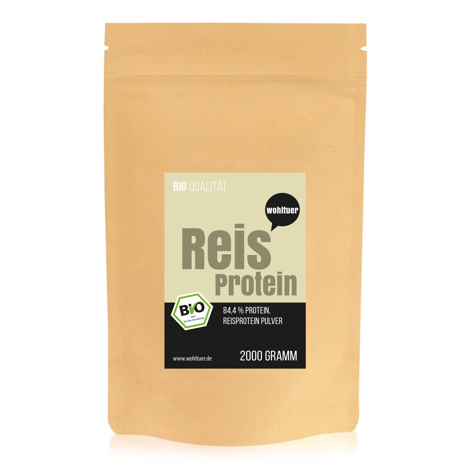Wohltuer Bio Reisprotein, 1er Pack (1 x 2 kg)