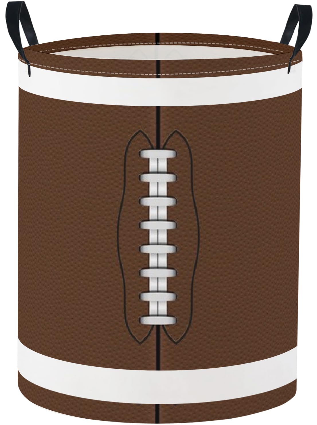 Baby Laundry Basket Baby Nursery Hamper Kids Laundry Basket Toy Storage Bin for Boys Room Decor Gift Baskets for Bedroom Bathroom(Football)