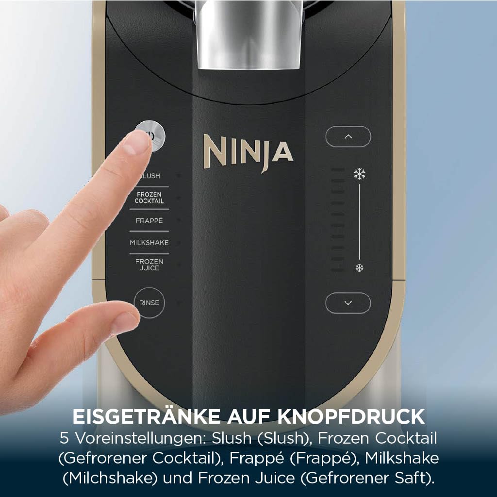 Ninja SLUSHi Maschine für Slush, Eis-Cocktails, Frappé, Milchshakes & gefrorenen Saft, ohne Eis o... Ansicht 6