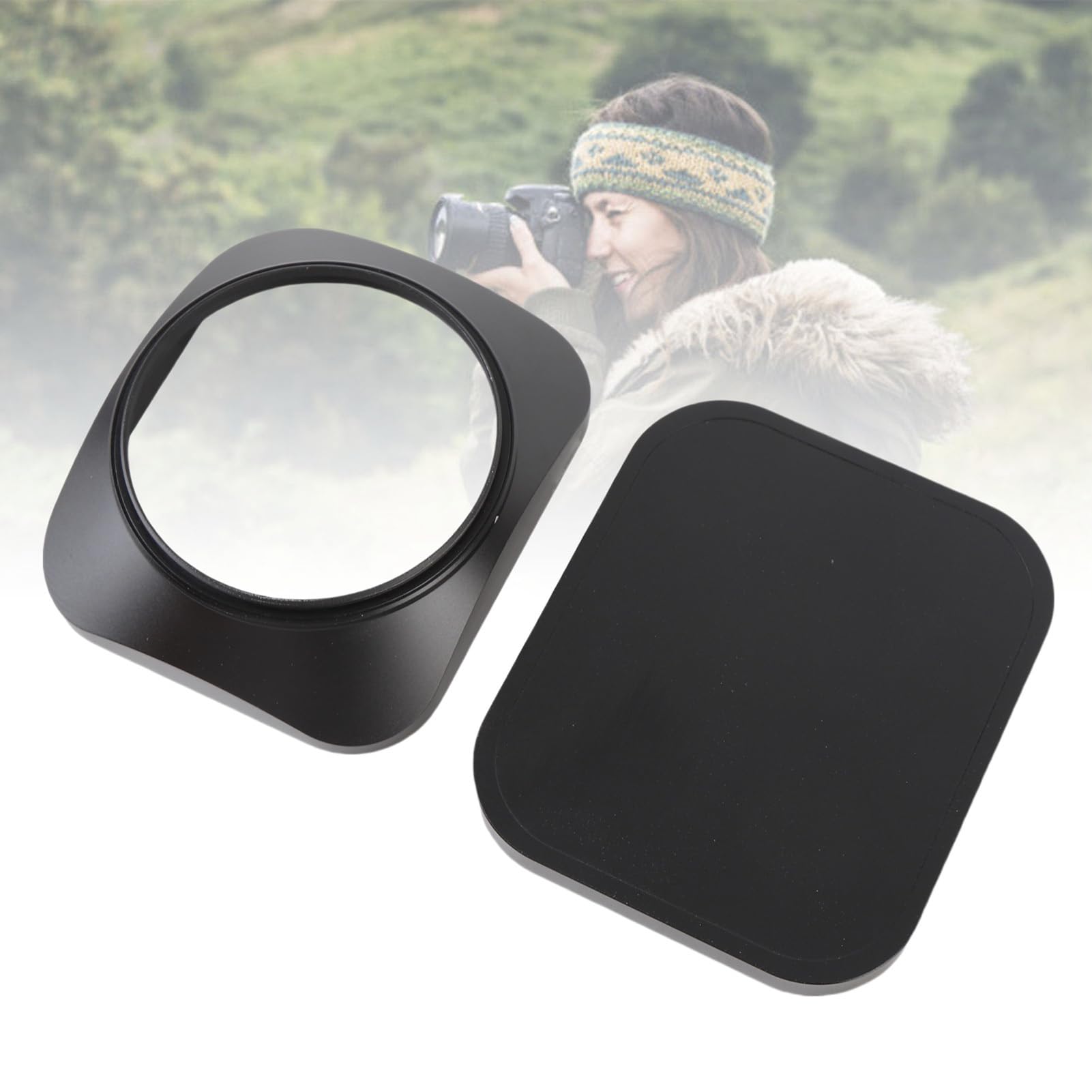 Osłona Obiektywu Aparatu ze Stopu Aluminium, Precyzyjnie Obrobiona CNC (58mm)