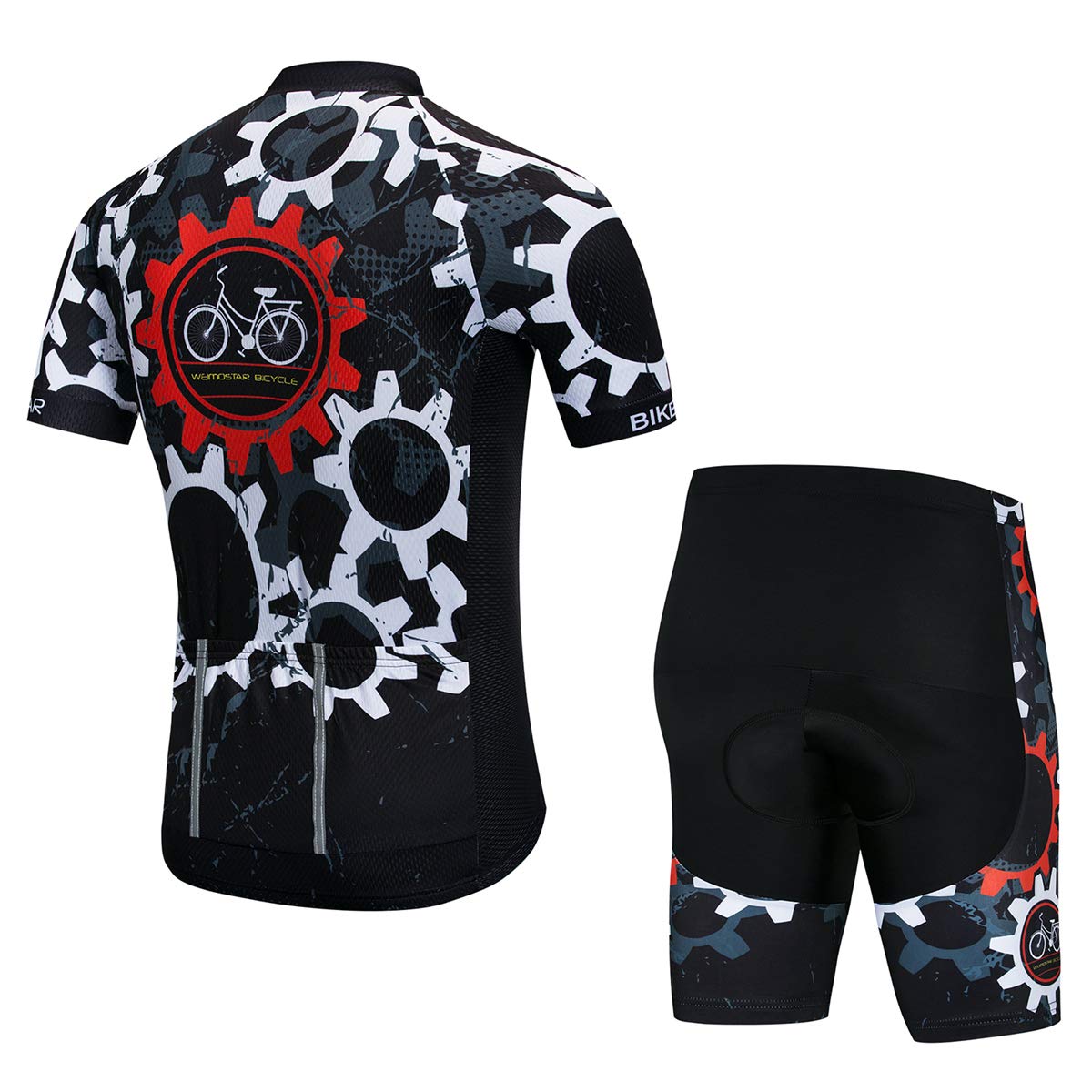 Men's Cycling Jerseys Set Breathable Bicycle Suit Mountain Bike Clothes MTB Jersey Quick Dry